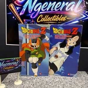 Dragon Ball Z Great Saiyaman VHS Lot 2 Crash Course Declaration Funimation Anime